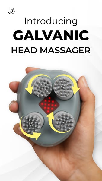 HealVeda Smart Scalp Massager | Stress Buster & Hair Growth Booster
