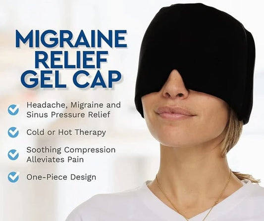 HealVeda Relief Cap for Migraine & Headache | both Hot & Cold |