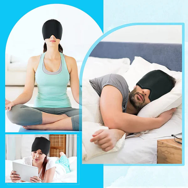 HealVeda Relief Cap for Migraine & Headache | both Hot & Cold |
