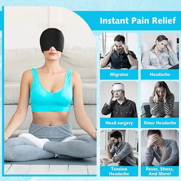 HealVeda Relief Cap for Migraine & Headache | both Hot & Cold |