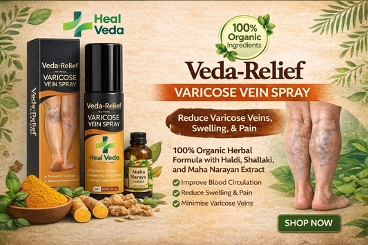 Heal Varicose Veins | Veda-Relief VV Spray
