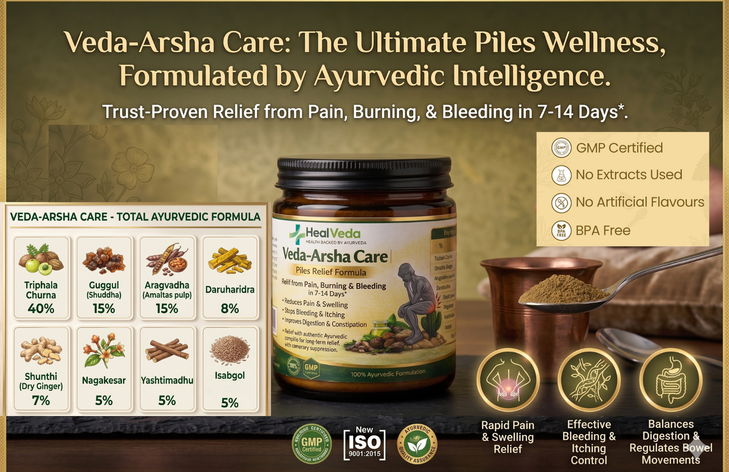 Arsha-Care | Veda Piles Relief Powder