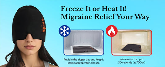 HealVeda Relief Cap for Migraine & Headache | both Hot & Cold |